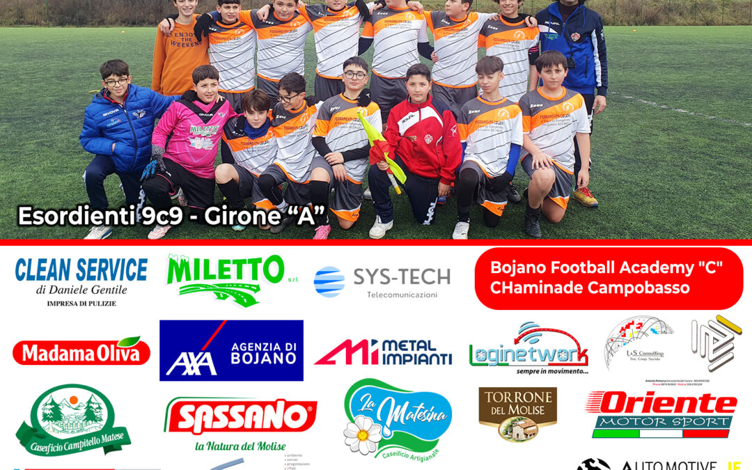 Campionato Esordienti 9c9 Girone “A” – 7° giornata – Bojano Football Academy “C” – Chaminade Campobasso “C”